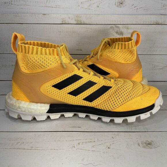 Gosha Rubchiniskiy X Adidas Copa Mid Primeknit Boost Gold Yellow Mens Size 9 - Picture 5 of 10